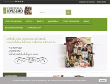 Tablet Screenshot of cristobal-lopez.com